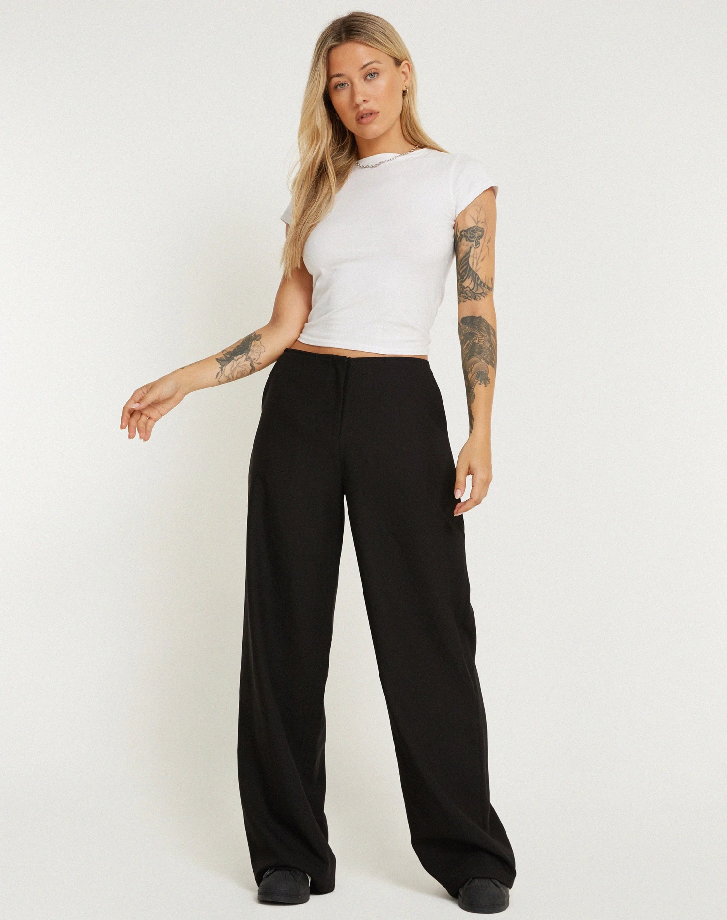 Amadi Trouser In Tailoring Black - Image 6