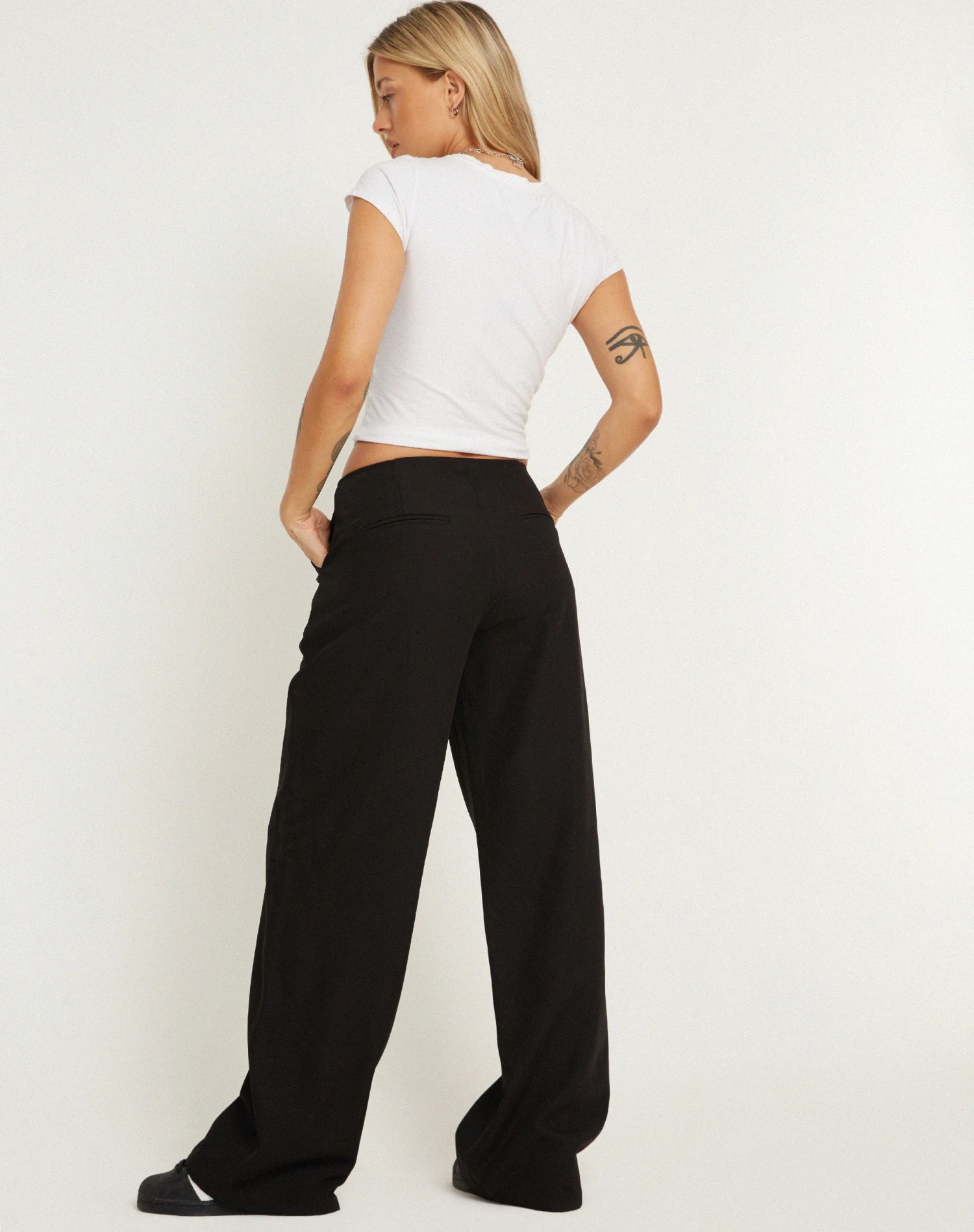 Amadi Trouser In Tailoring Black - Image 5
