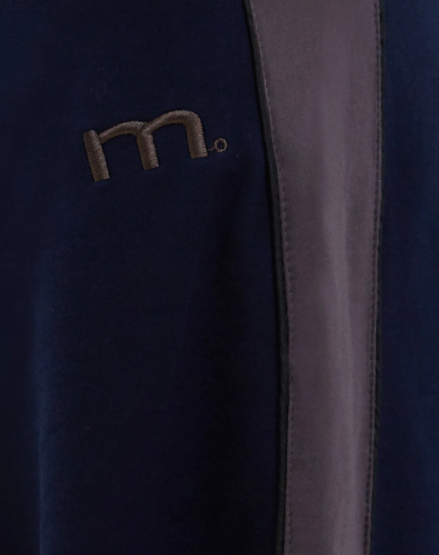 Bedion Oversized Jogger In Navy With M Embroidery - Image 5