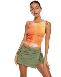 MOTEL X BARBARA Heema Top In Fruit Crush Watercolour