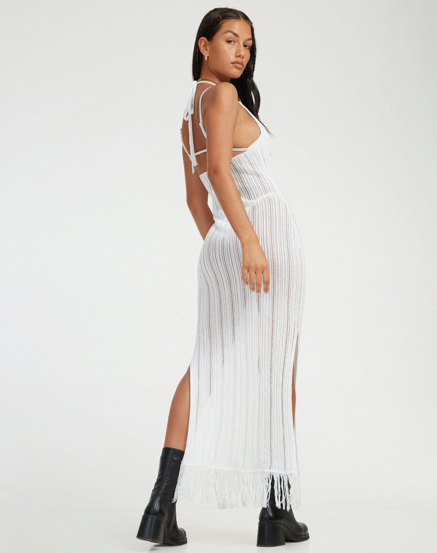 Erla Maxi Dress In Ivory - Image 2