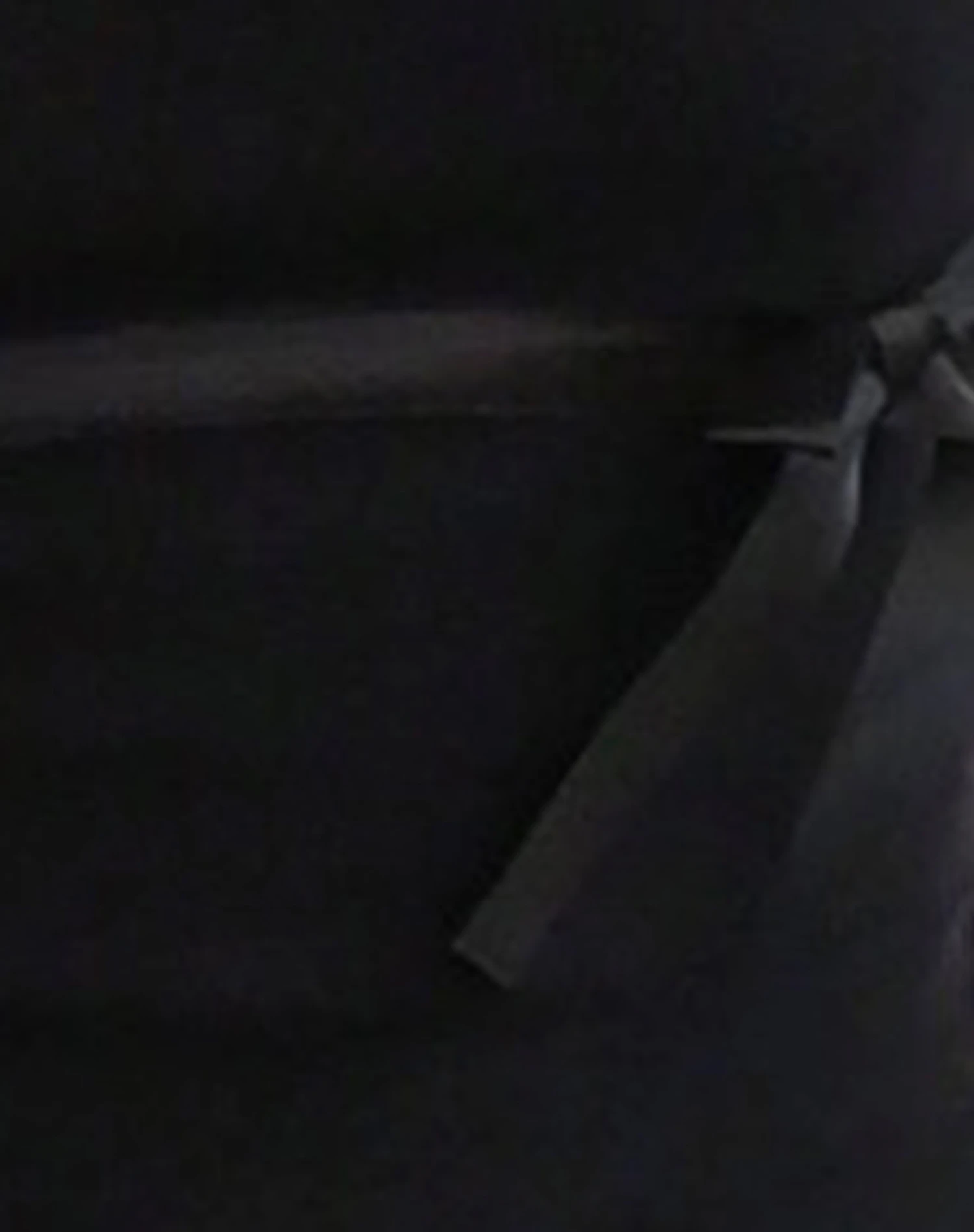 Novita Bow Detail Bandeau Top In Tailoring Black - Image 7