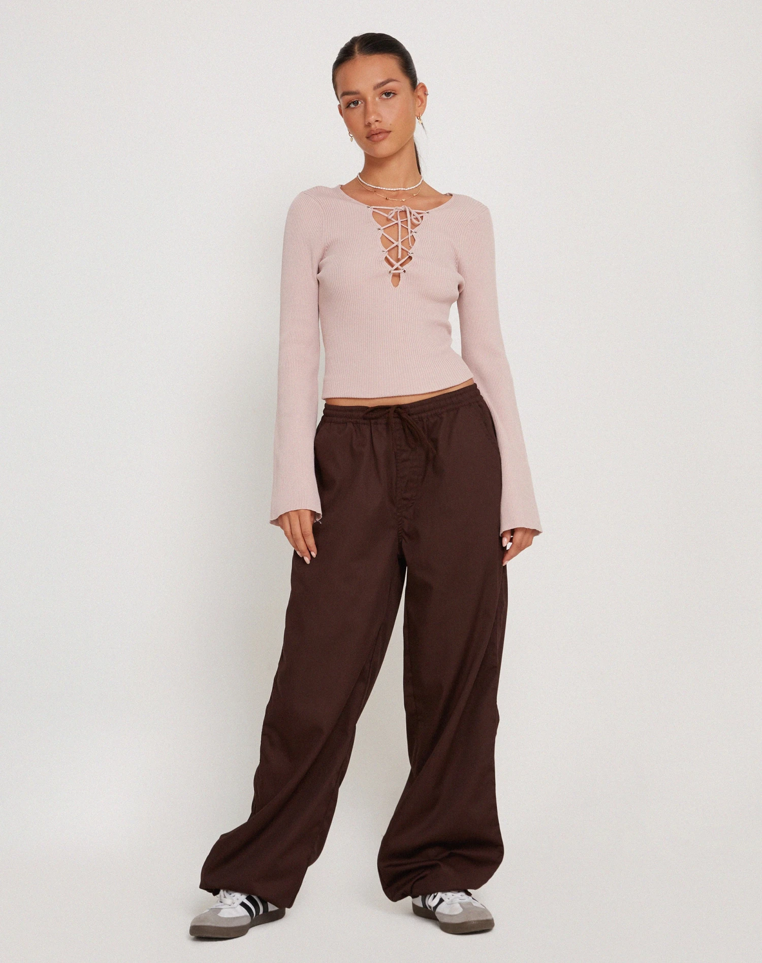 Arleth Trouser In Brown - Image 2