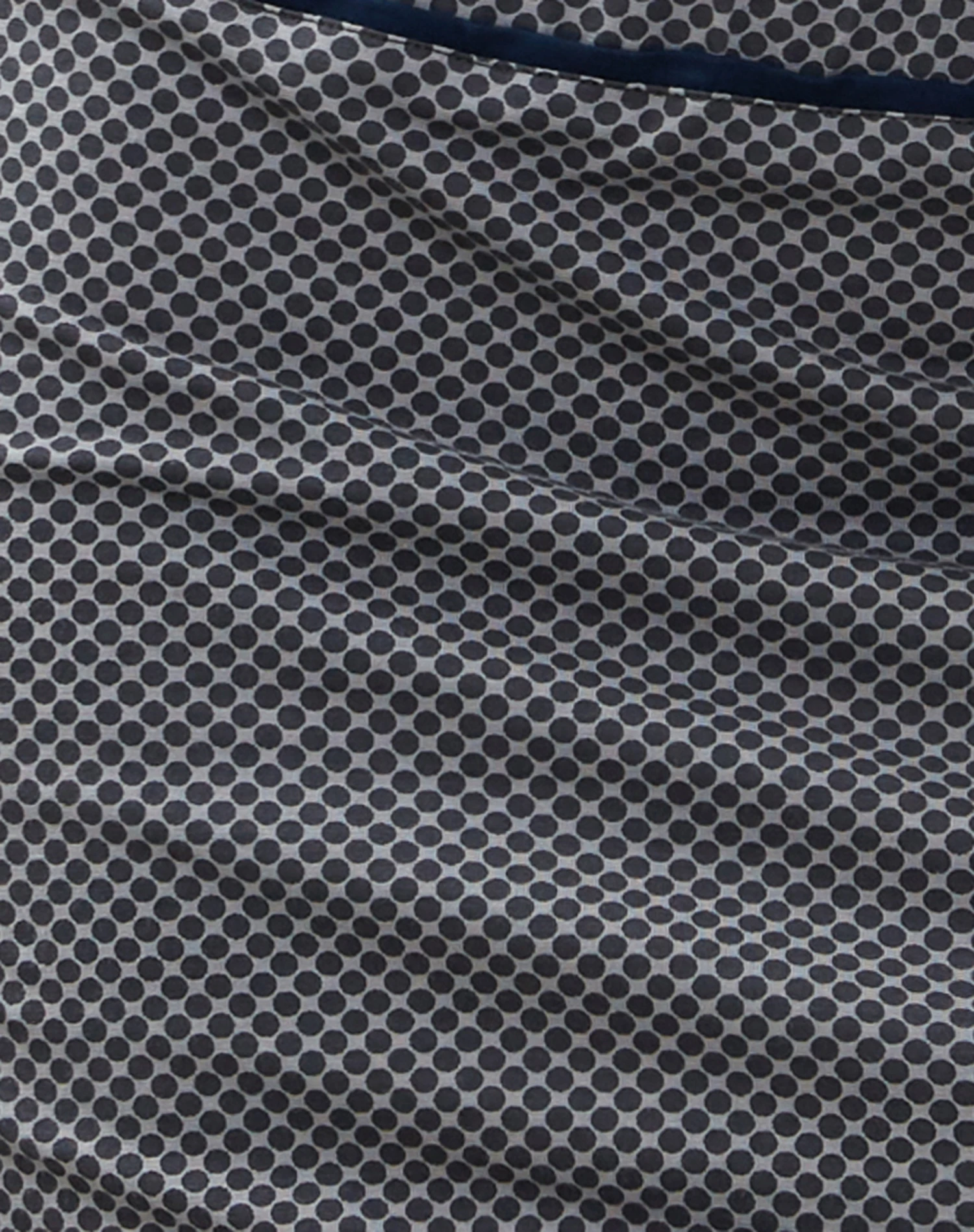 Sabelle Mini Wrap Skirt In Grey Navy Sporty Micro Spot - Image 6