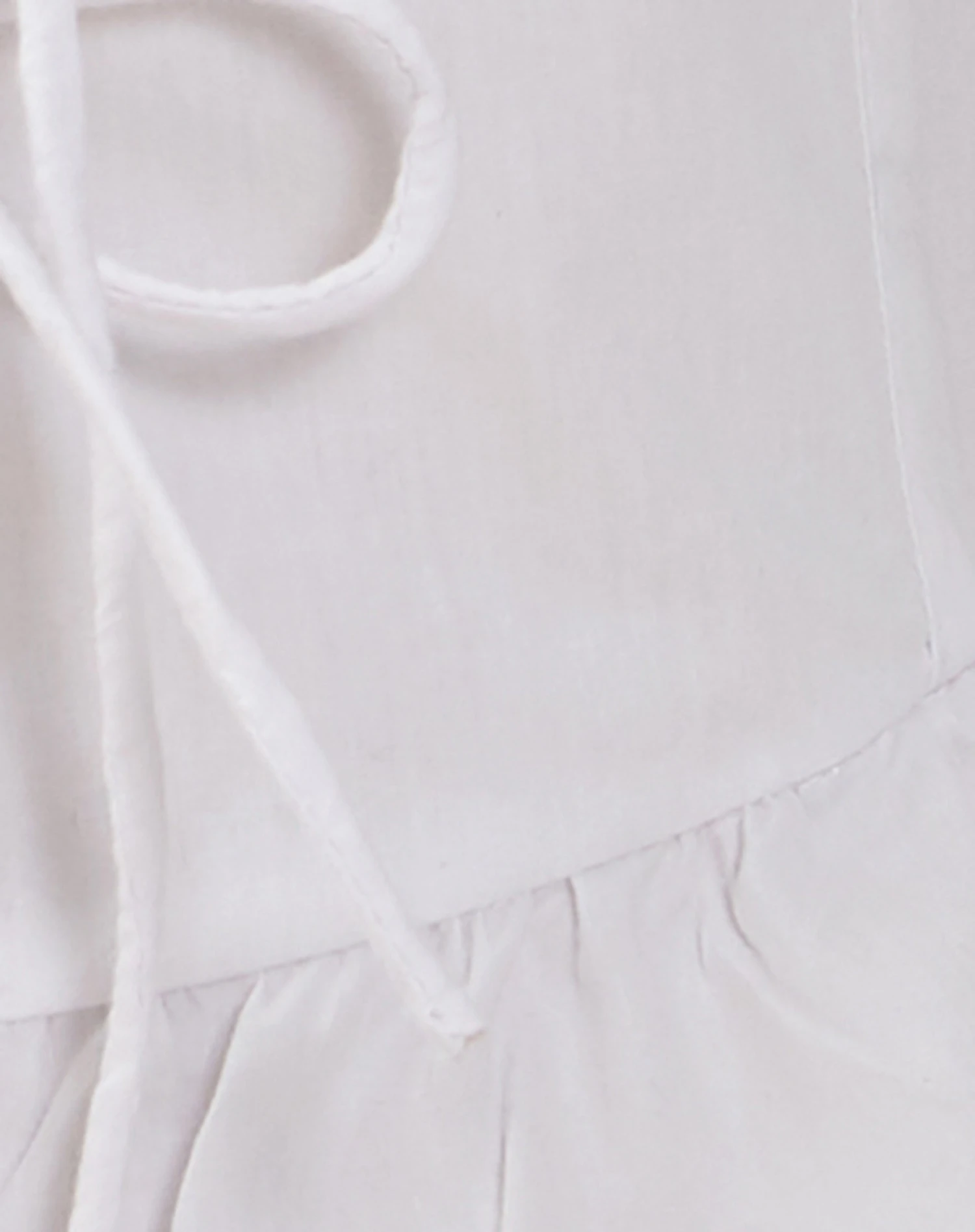 Suraja Top In Poplin White - Image 5
