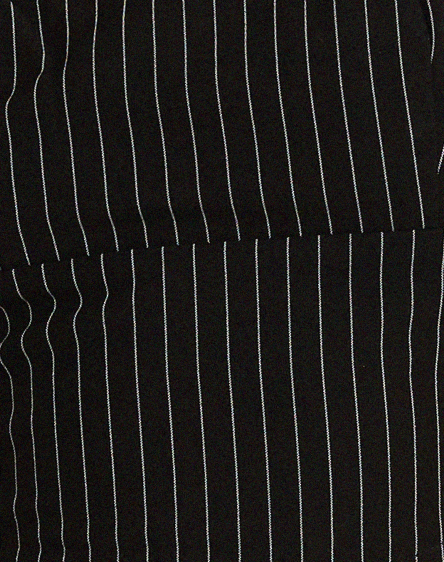 Targun Crop Top In Pinstripe Black - Image 7